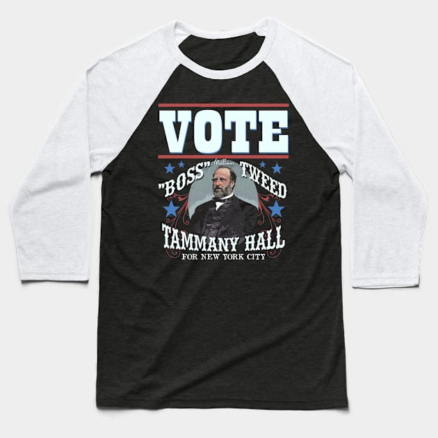 Vote Tammany Hall Baseball T-Shirt by woodsman